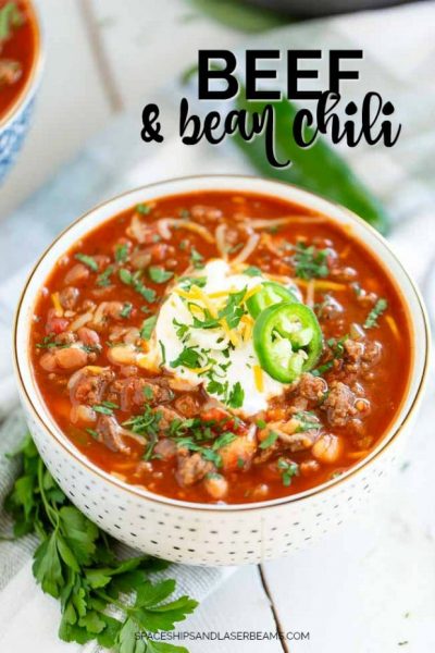 Beef and Bean Chili Recipe - Spaceships and Laser Beams