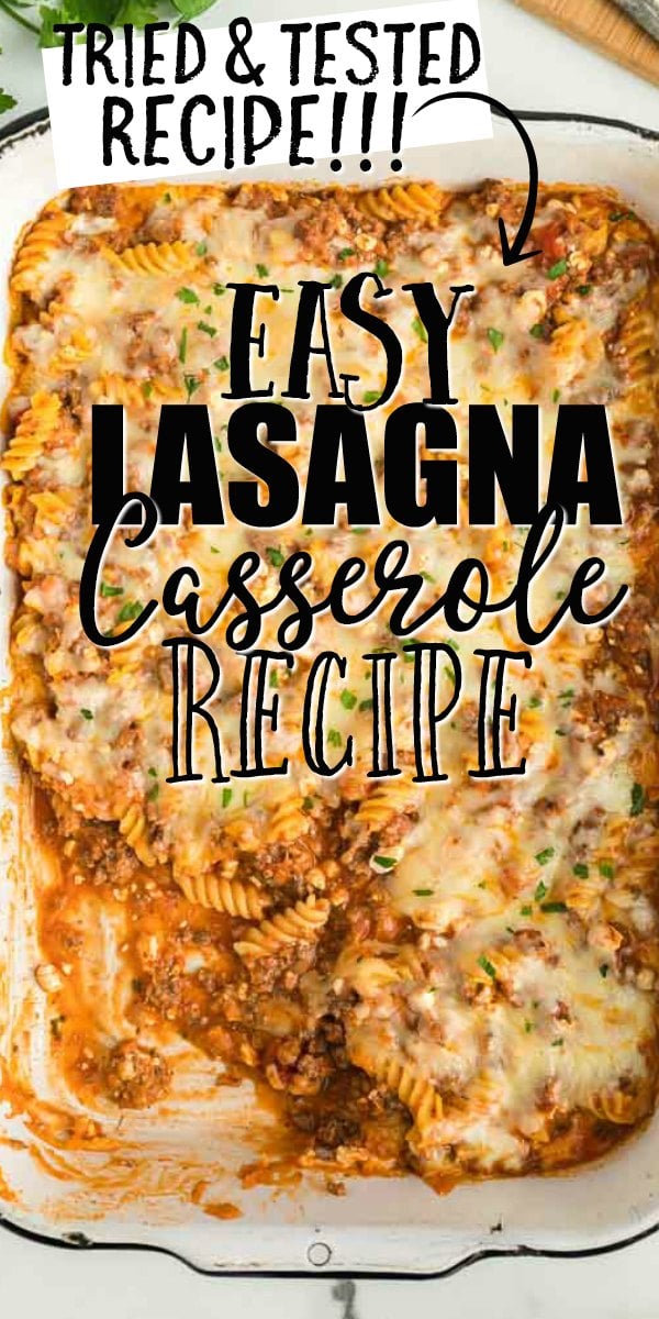 Lasagna Casserole - Spaceships and Laser Beams