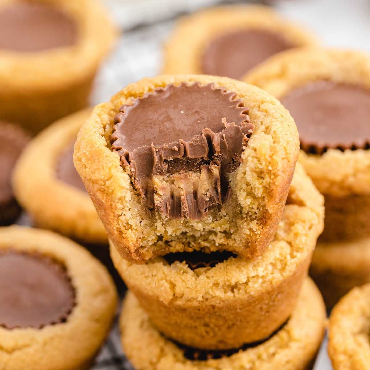 Cookie Peanut Butter Cups - Spaceships and Laser Beams