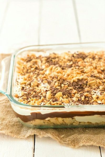 Chocolate Peanut Butter Lasagna Recipe - Spaceships and Laser Beams