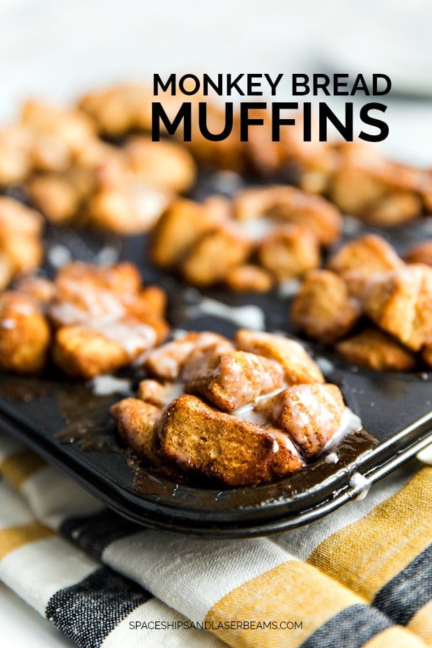 Monkey Bread Muffins - Spaceships and Laser Beams