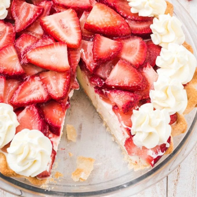 Strawberry Cream Cheese Pie-image