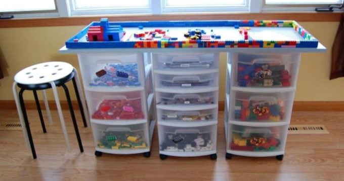 best way to store legos
