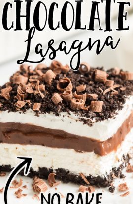 chocolate lasagna