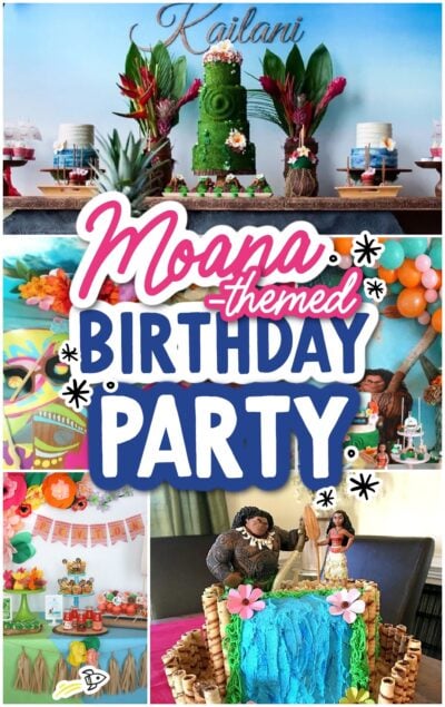 Moana centerpiece  Moana themed party, Moana birthday party theme, Moana  theme birthday