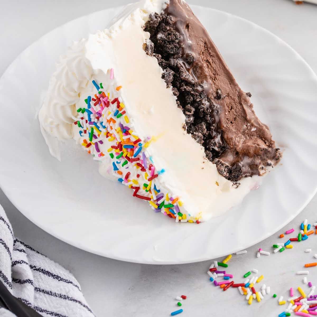 Copycat DQ Ice Cream Cake - Princess Pinky Girl