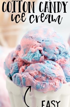 No-churn Cotton Candy Ice Cream - Spaceships And Laser Beams