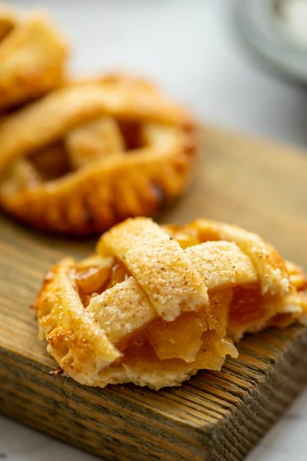 apple pie cookies with bite out
