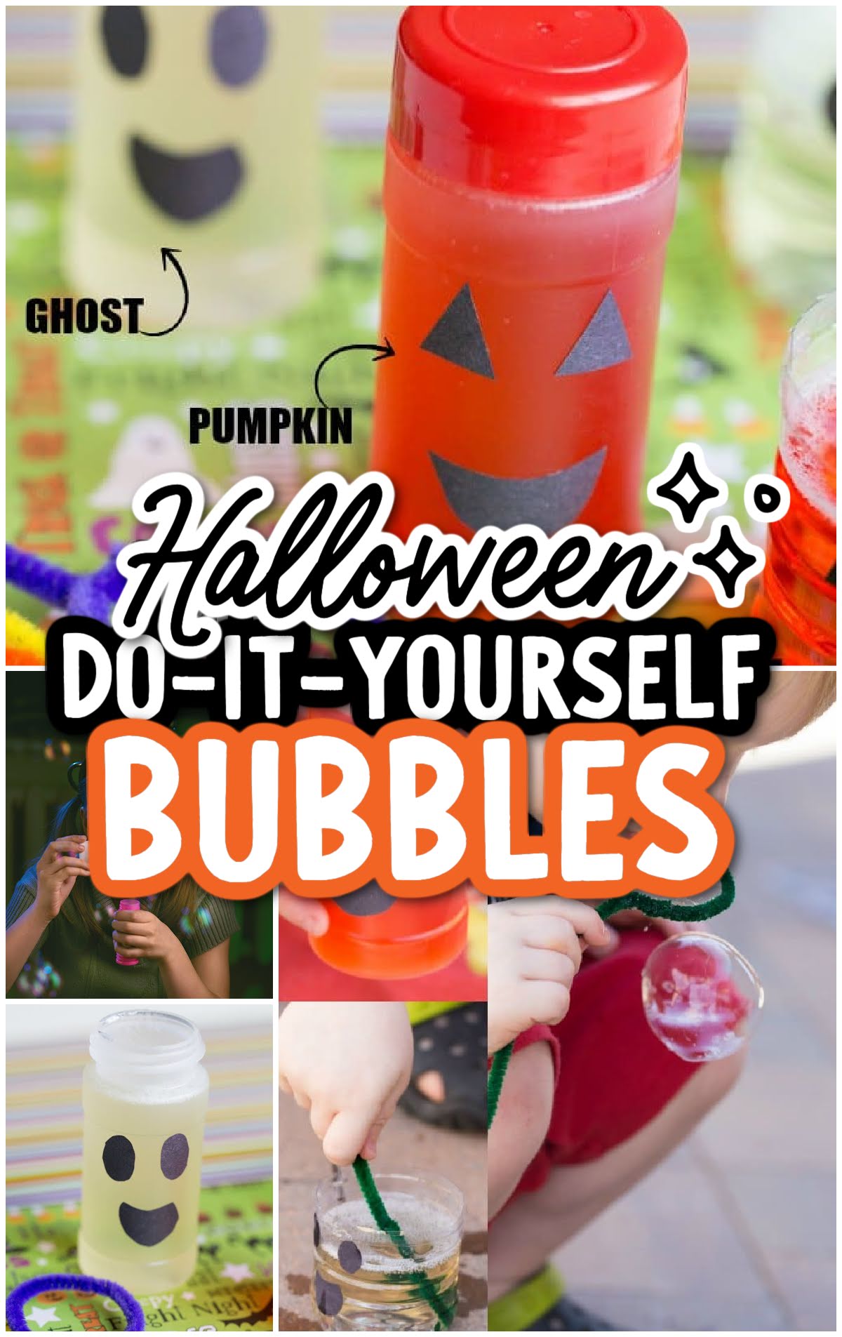 Halloween DIY Bubbles - Spaceships and Laser Beams