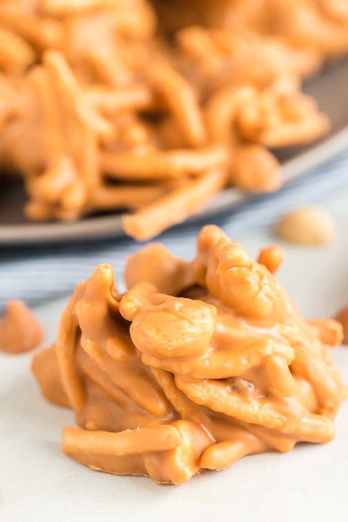 Simple Butterscotch Haystack Cookies