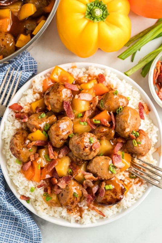 Easy Sweet and Sour Meatballs - Spaceships and Laser Beams