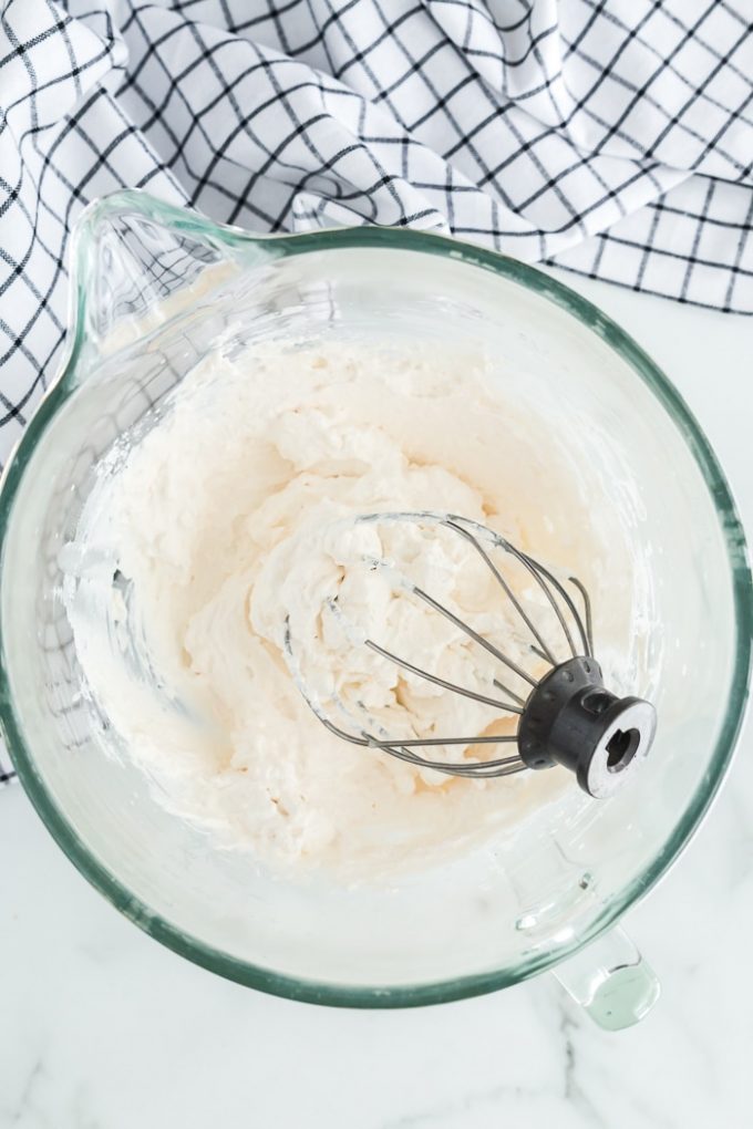 Homemade Stabilized Whipped Cream