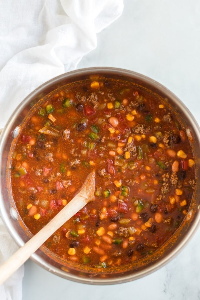 How to Make Taco Soup