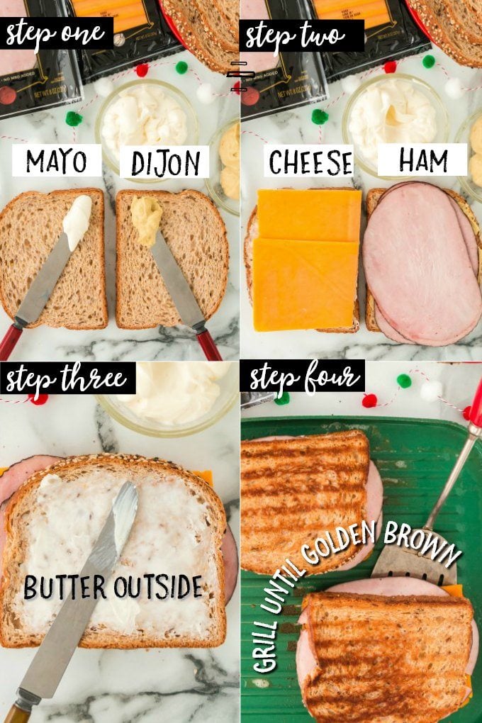 How to Make a Grilled Ham and Cheese Sandwich