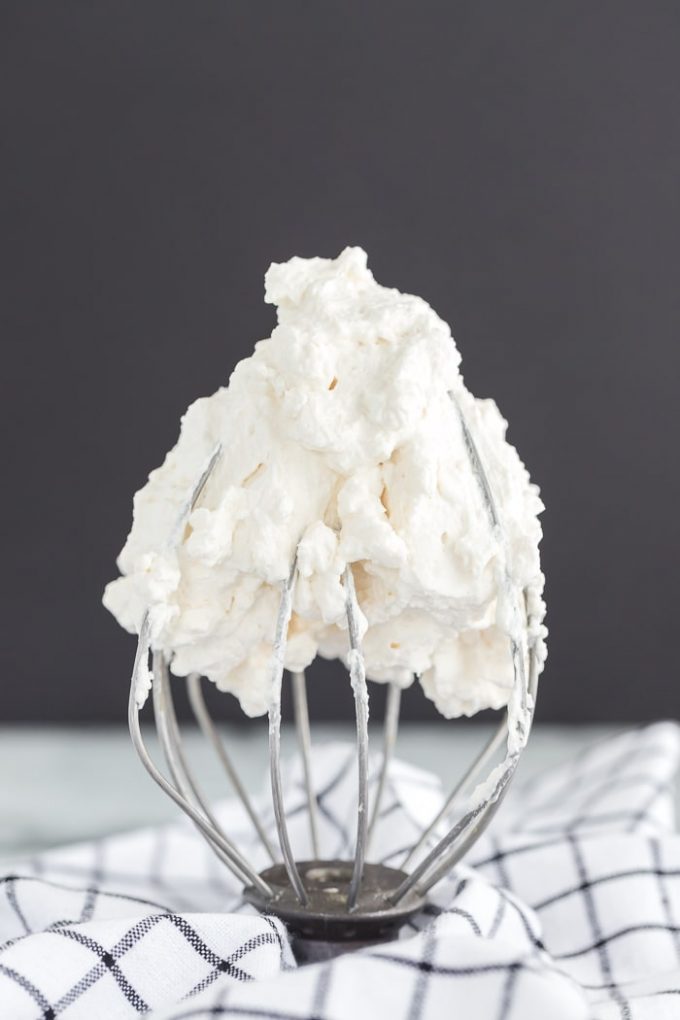 Simple Stabilized Whipped Cream