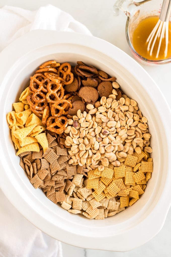 Slow Cooker Chex Mix Ingredients