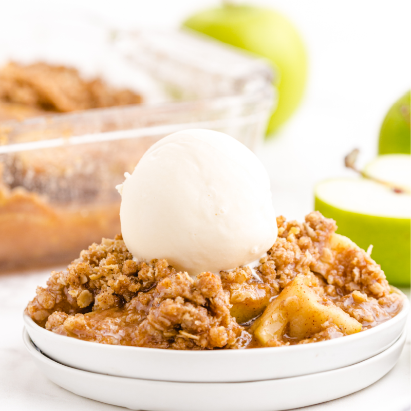 Caramel Apple Crisp Bites - Spaceships and Laser Beams