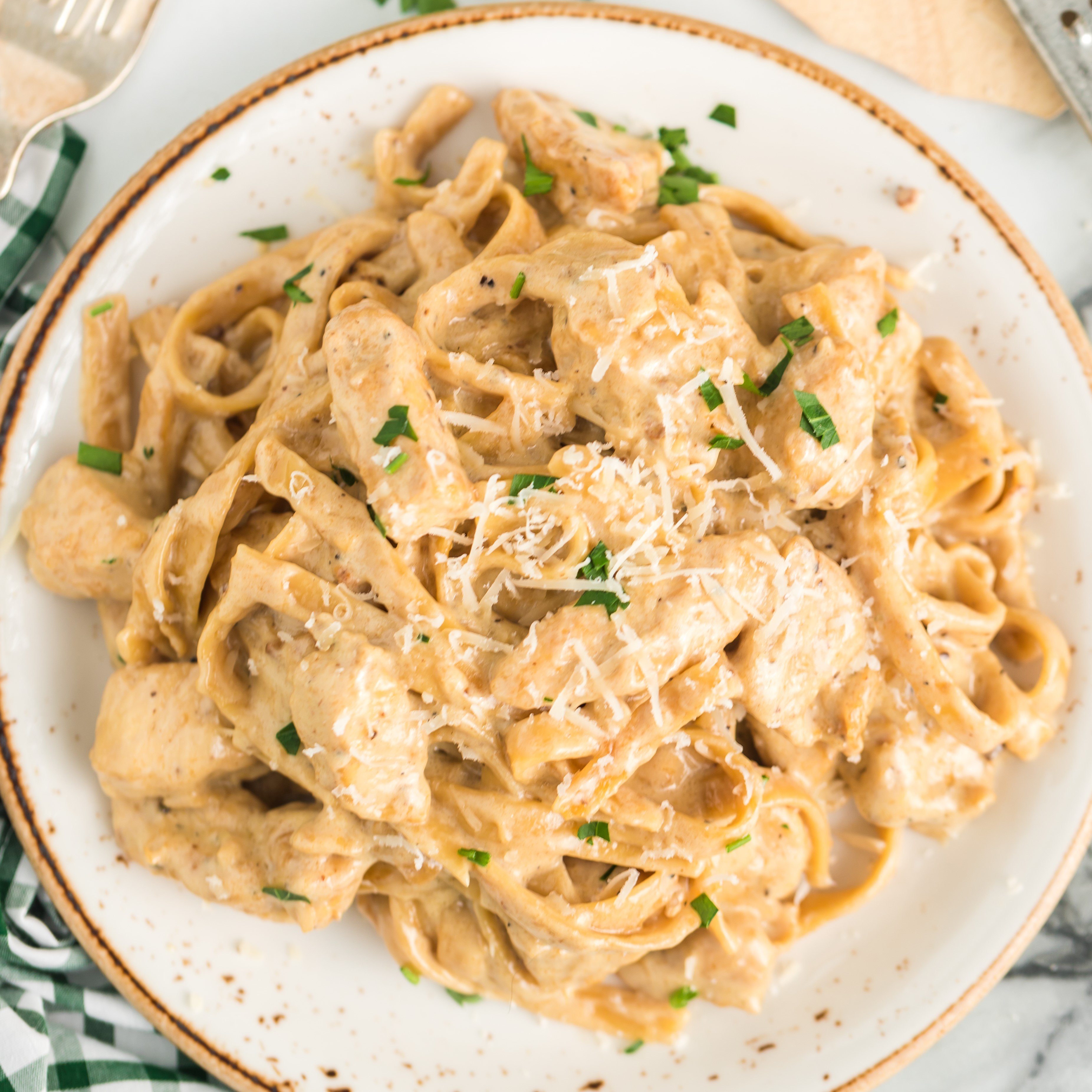 Instant Pot Chicken Alfredo Spaceships and Laser Beams