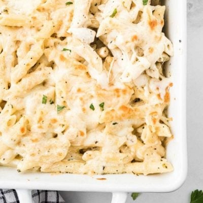 Chicken Alfredo Bake
