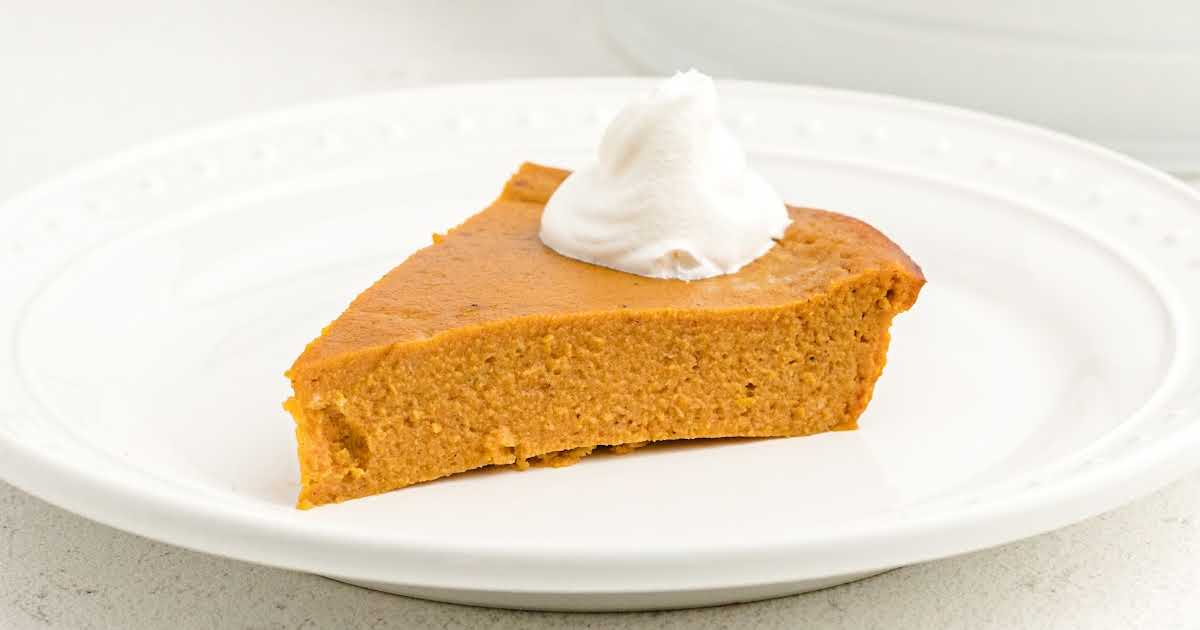 crustless brown sugar pumpkin pie