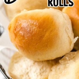 close up shot of Dinner Rolls in a bowl