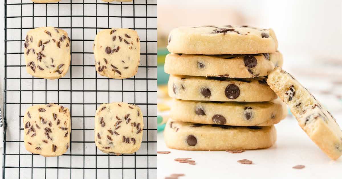 Sugar Bean Bakers: {Chocolate Chip Shortbread Cookie Dippers}