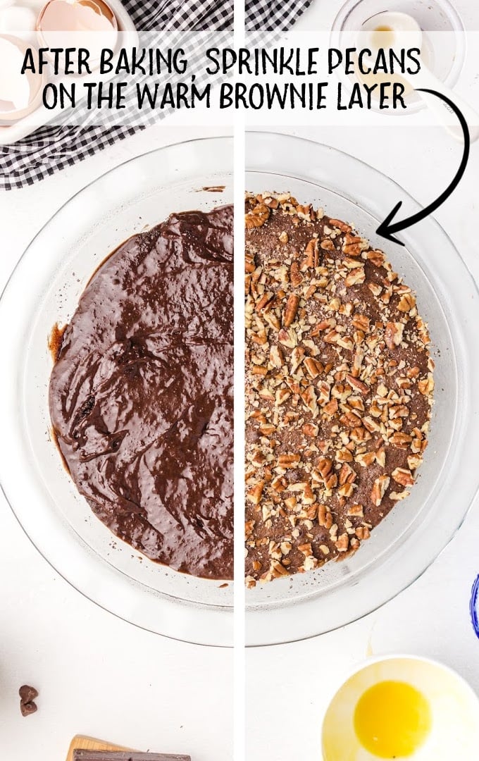 mississippi mud pie process shot