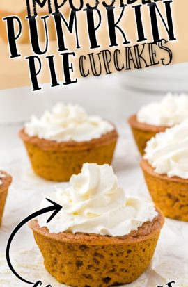 Impossible Pumpkin Pie Cupcakes - Spaceships and Laser Beams