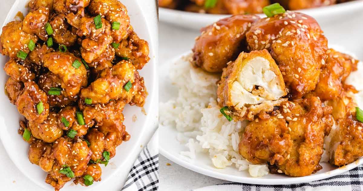 Sticky Sesame Cauliflower - Spaceships and Laser Beams