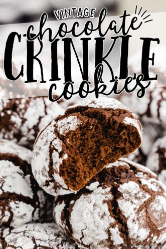 Chocolate Crinkle Cookies - Spaceships and Laser Beams