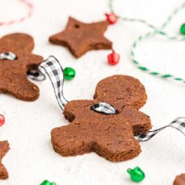 close up shot of decorated Cinnamon Ornaments