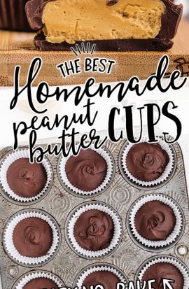 homemade peanut butter cups