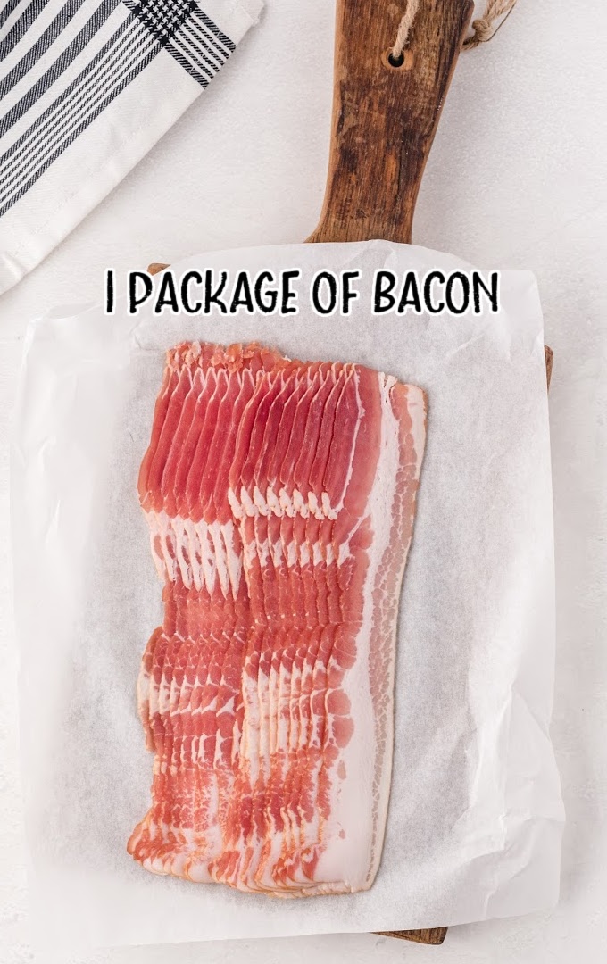 oven baked bacon raw ingredients that are labeled