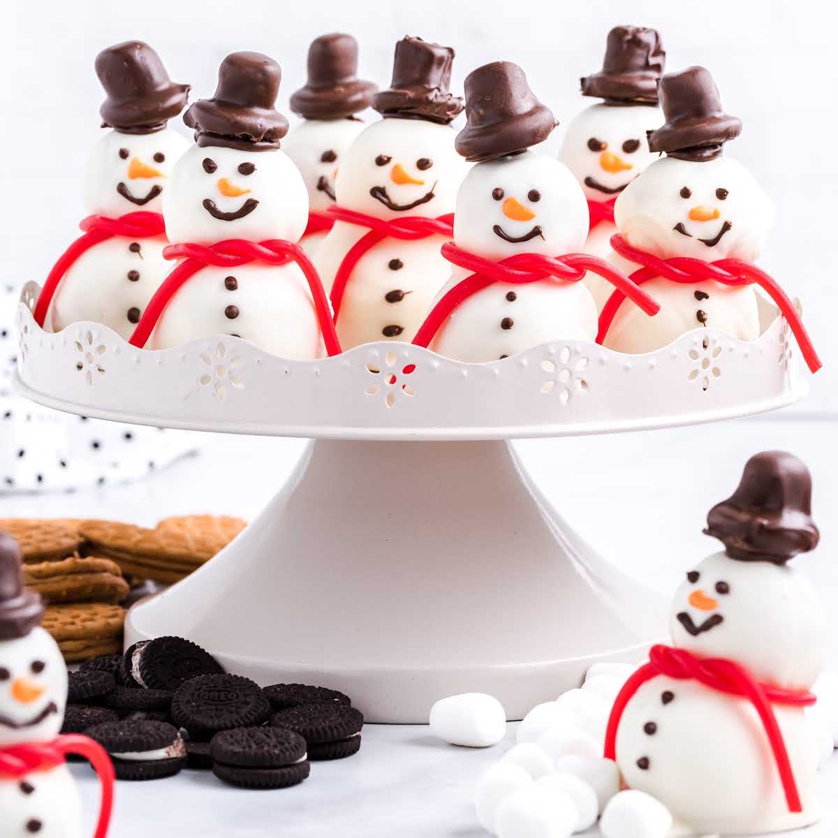 Snowman Truffles - Rainbow Nourishments