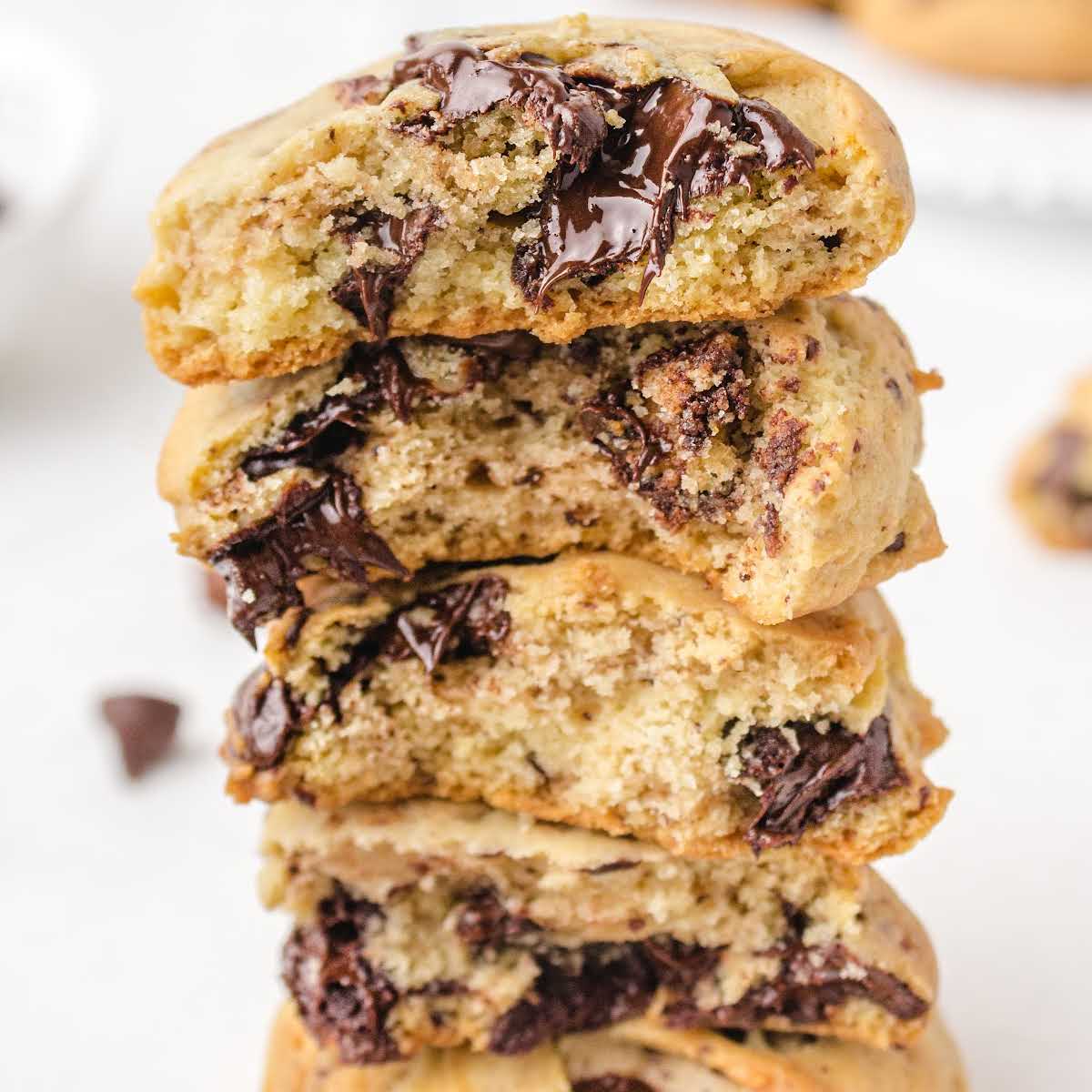 Rich & Tangy Cream Cheese Chocolate Chip Cookies - Creations by Kara