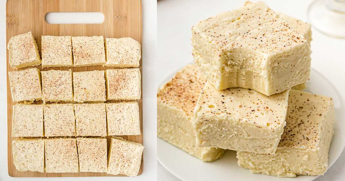 Eggnog Fudge - i am baker