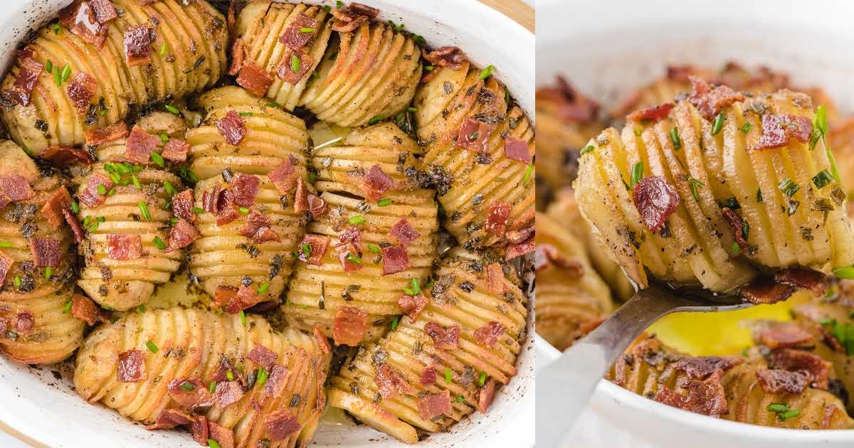 Hasselback Potato w/ Kitchen Hacks +Video