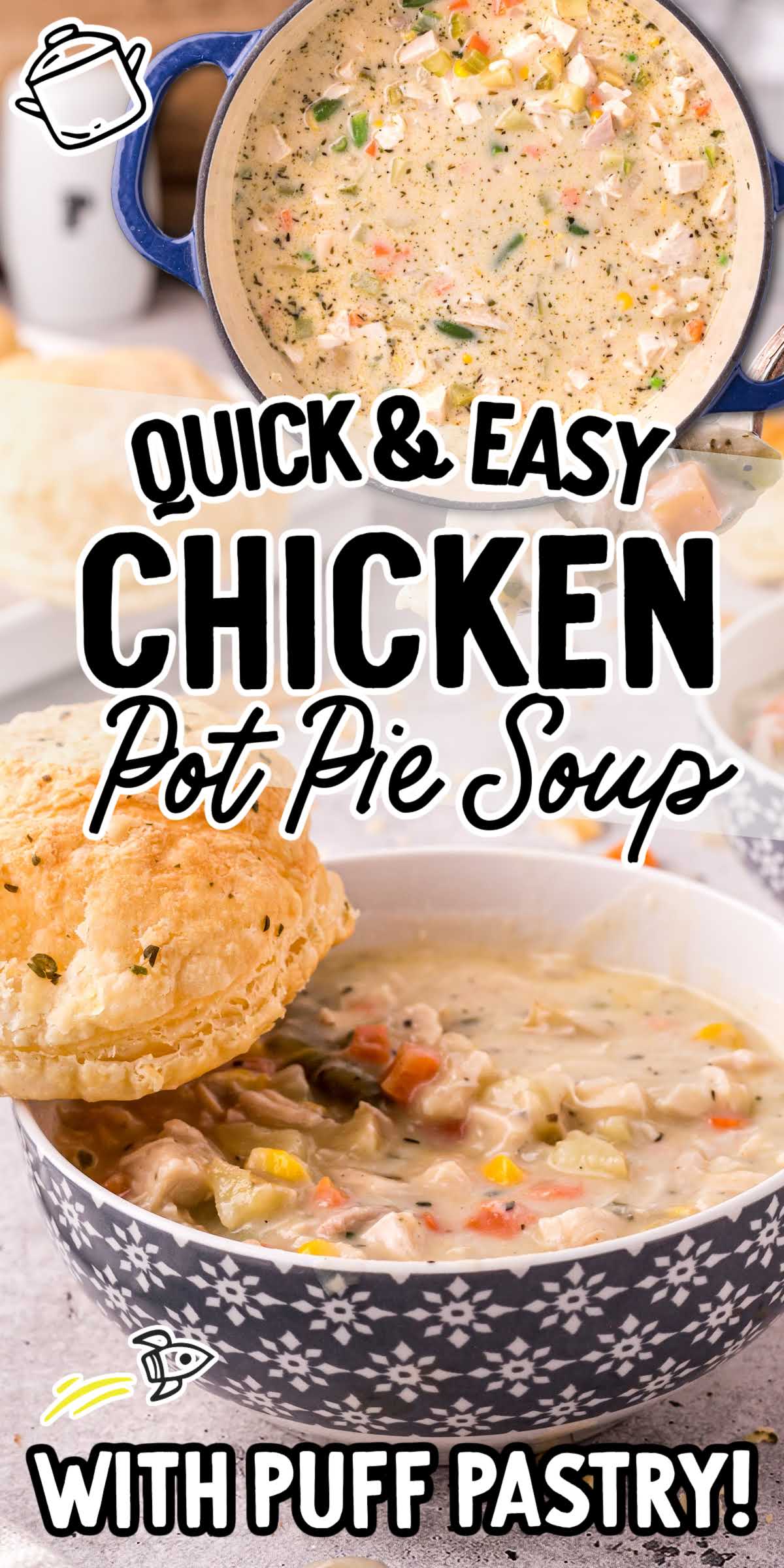 Chicken Pot Pie Soup - Spaceships and Laser Beams