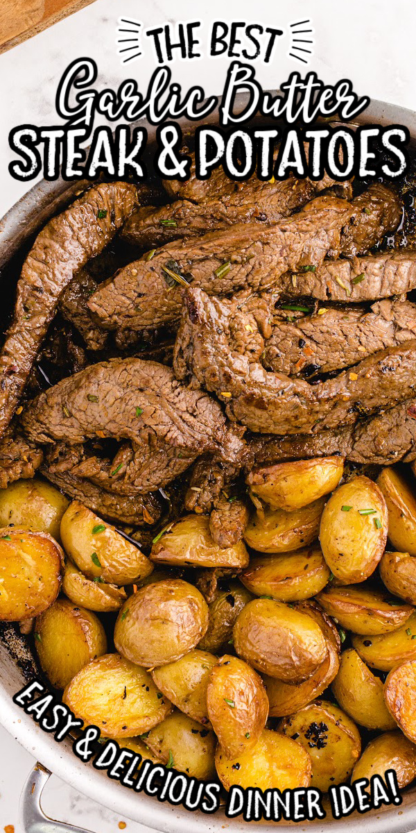 Garlic Butter Steak And Potatoes Skillet - Spaceships And Laser Beams