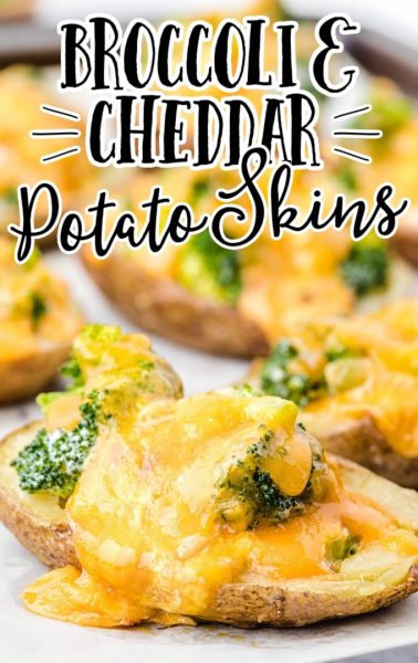 Broccoli and Cheddar Potato Skins - Spaceships and Laser Beams