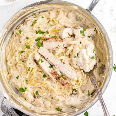 Creamy Italian Chicken With Pasta - Spaceships and Laser Beams