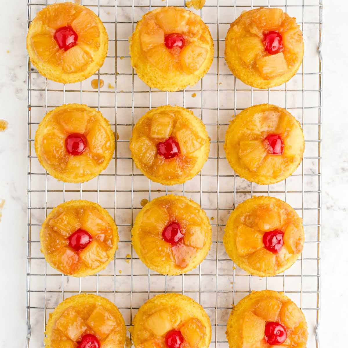Best Mini Pineapple Upside-Down Cakes Recipe - How to Make Mini