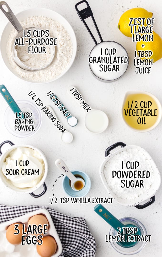 starbucks lemon loaf raw ingredients that are labeled