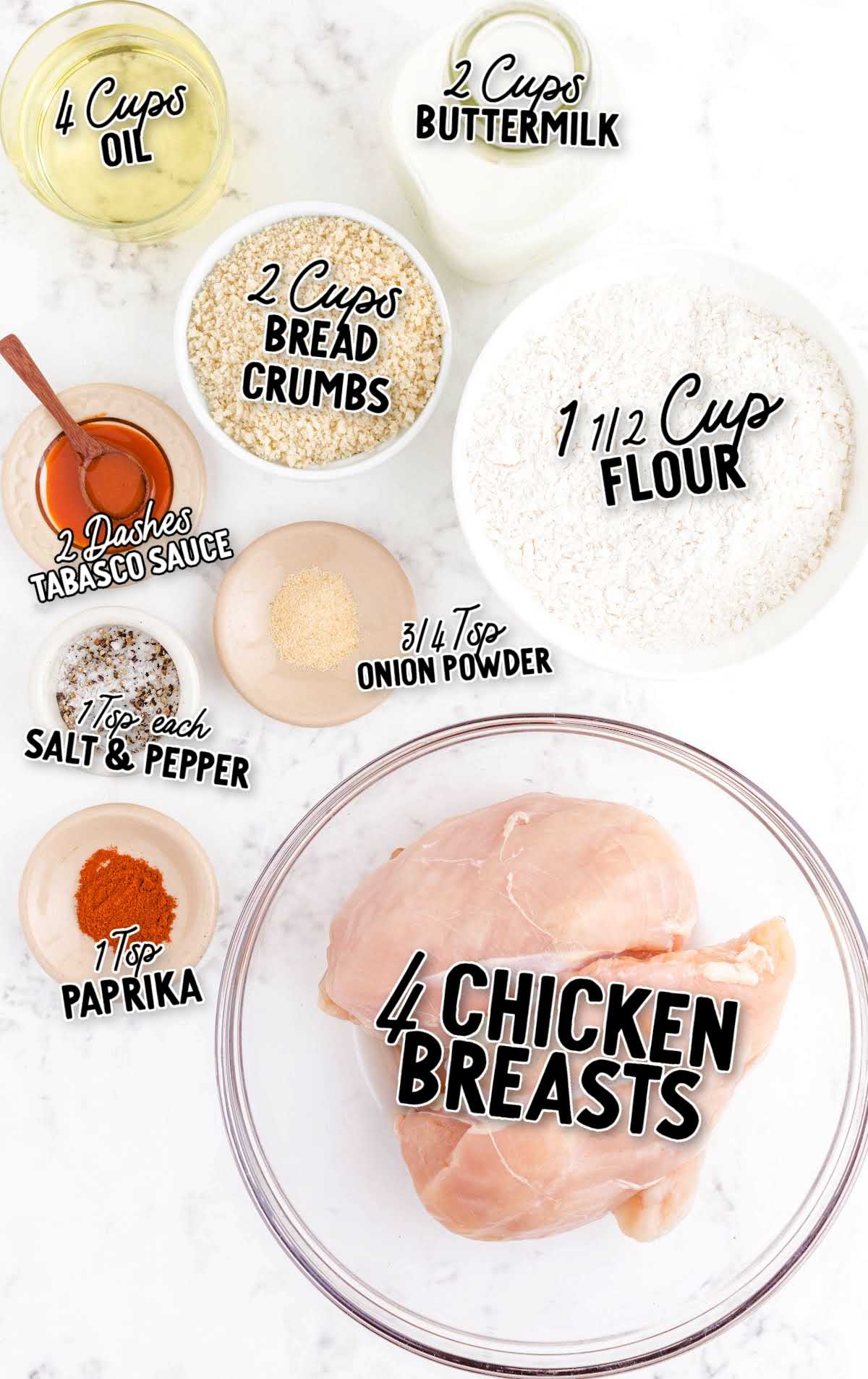 popcorn chicken raw ingredients that are labeled