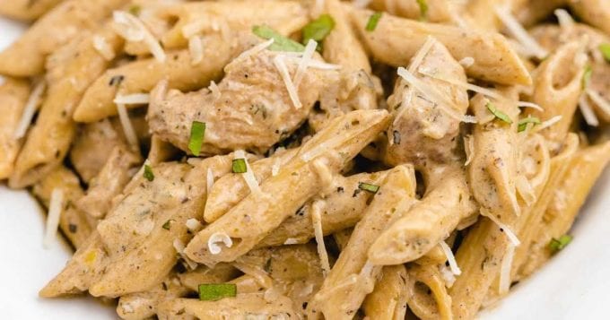 Creamy Chicken Pasta - Spaceships and Laser Beams