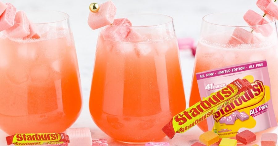 Pink Starburst Cocktail