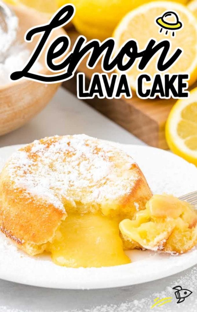 Lemon Lava Cake - Spaceships and Laser Beams