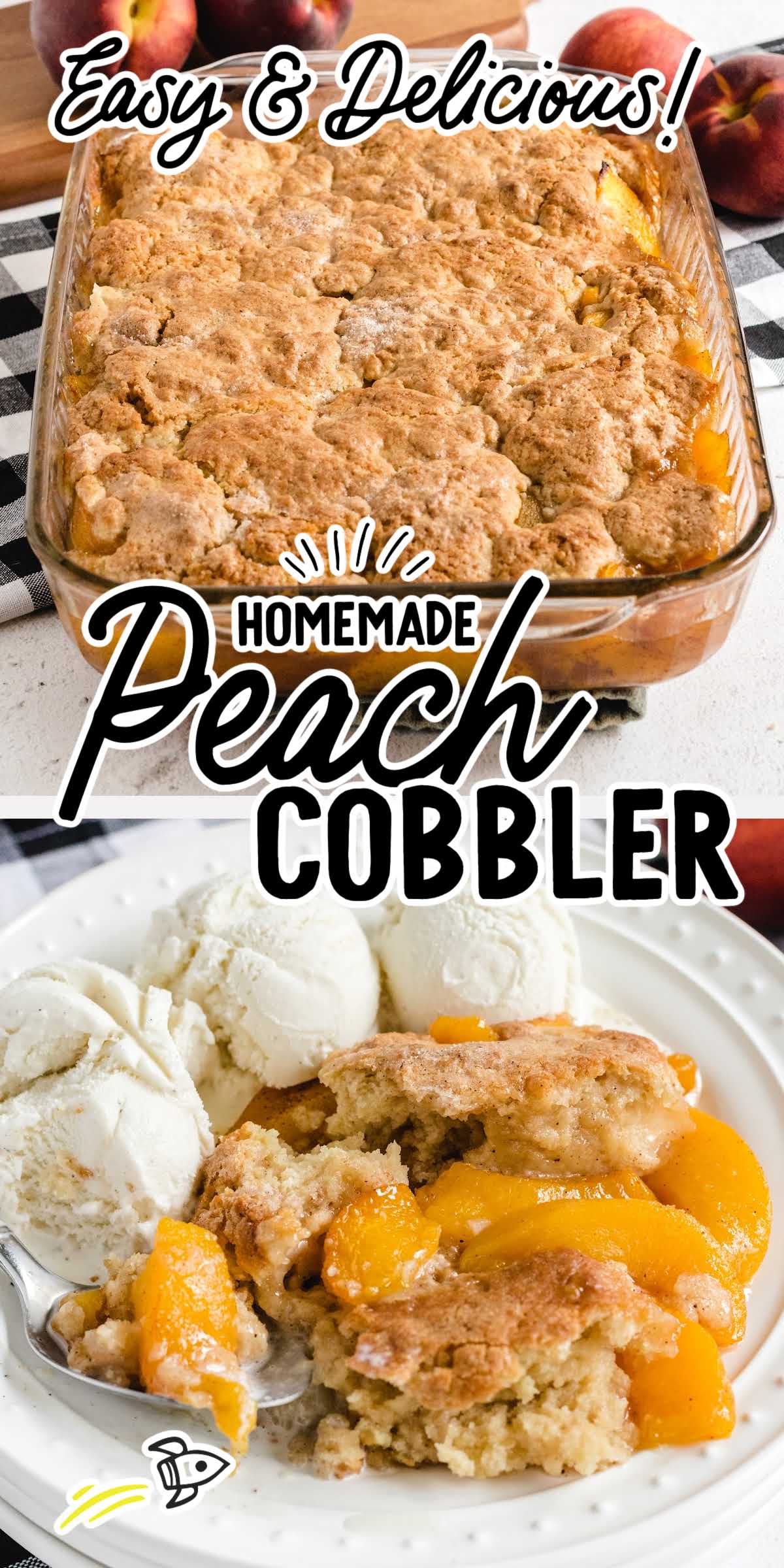 Peach Cobbler Recipe - Spaceships and Laser Beams