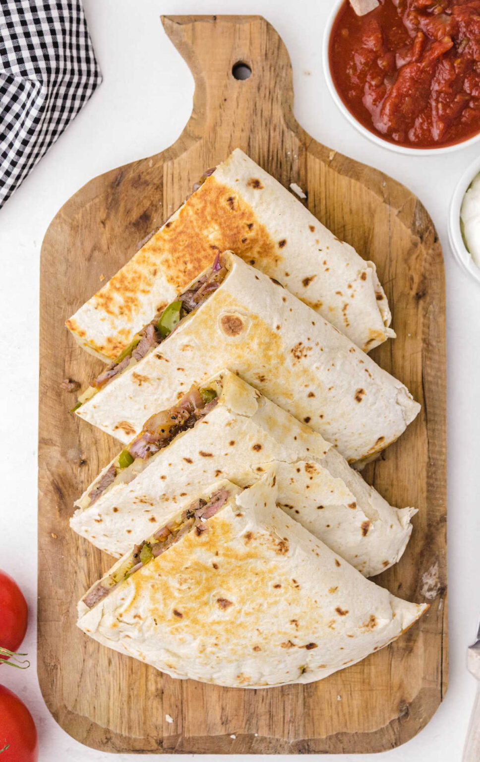Steak and Cheese Quesadillas - Spaceships and Laser Beams