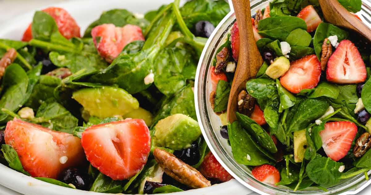 Spinach Strawberry Salad Spaceships and Laser Beams